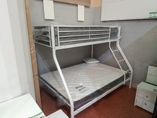 Litera Matrimonio Metal AS-121 Blanca