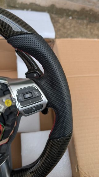 Volante Fibra Carbono Golf GTI 6