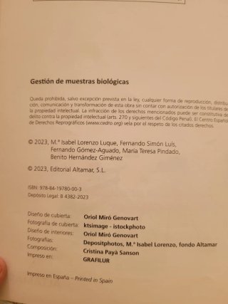 Gestión de muestras biológicas, Sanidad, Módulo...