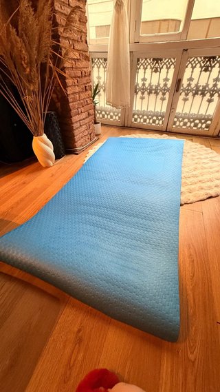 Esterilla Yoga mat Azul 0.8 cm, Ancho