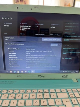 Portátil ASUS azul