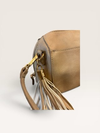 Bolso Misako marrón y beige
