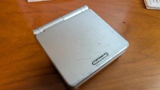 Game Boy Advance SP Plata