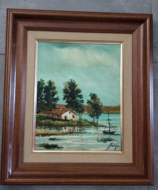 5 quadri ad olio