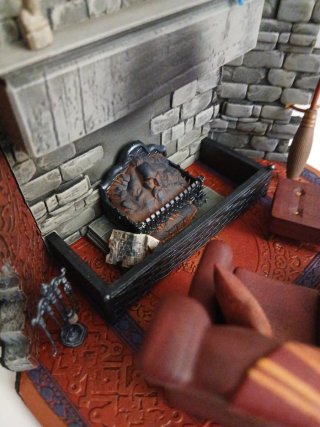 Diorama Sala Comune Grifondoro di Harry Potter