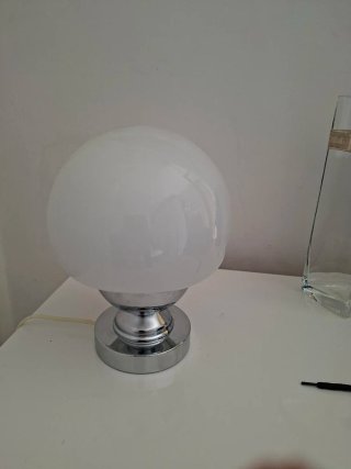 Lampada vintage vetro e metallo