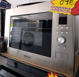 OFERTA!! MICROONDAS GRILL ORBEGOZO INTEGRABLE