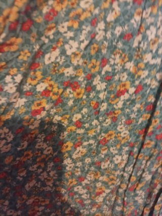 Vestido floral verde
