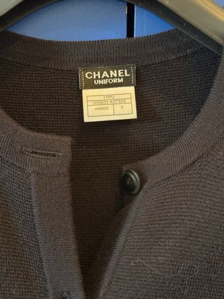 Cárdigan Chanel Negro Talla S