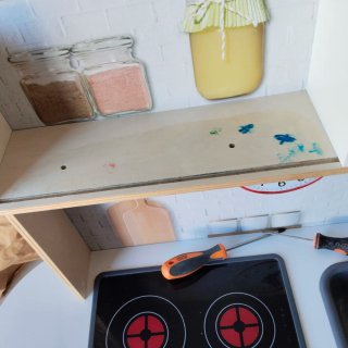 Cocina de madera infantil