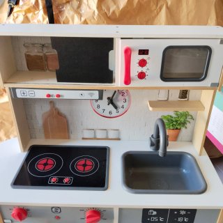 Cocina de madera infantil