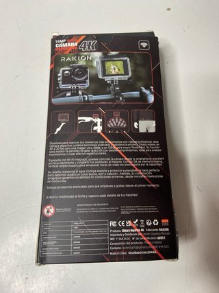 : Cámara Deportiva Rakion 4K Ultra HD 64GB