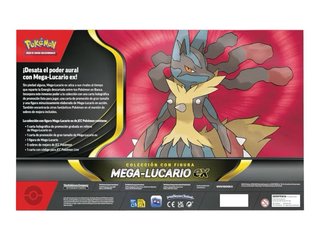 Colección Pokémon Mega-Lucario EX con Figura 🇪🇸