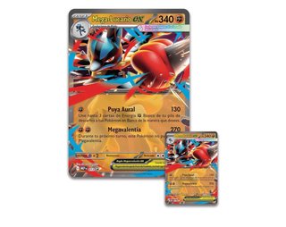 Colección Pokémon Mega-Lucario EX con Figura 🇪🇸
