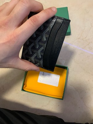 Portacarte Goyard Saint-Sulpice Nero/Goyardine