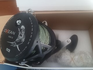 Carrete Tica Oxean OX50TS Pesca Embarcación
