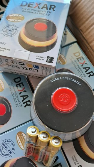 DEXAR Luz de emergencia V16 DGT 3.0