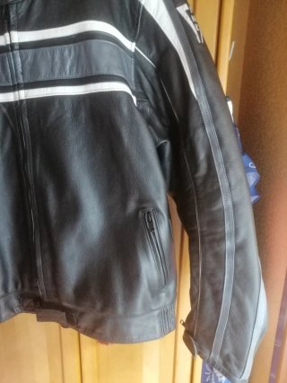 Cazadora Cuero Moto Caballero Talla 58