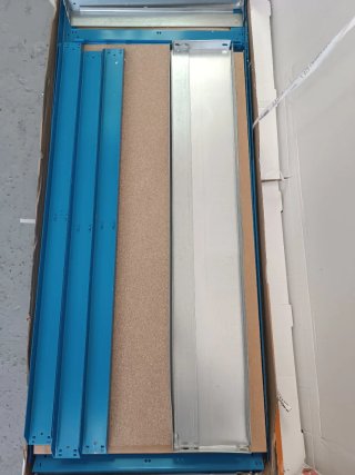 Banco de trabajo taller azul Simon Rack
