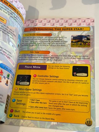 Manual Mario Party Nintendo 64