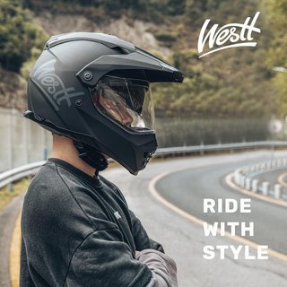 Westt casco integral motocross doble visera