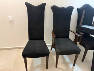 6 Sillas Comedor Tapizadas y 2 con reposabrazos250