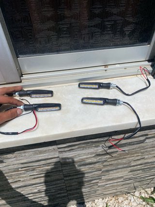 4 Piscas DRL Mini para Motocicleta