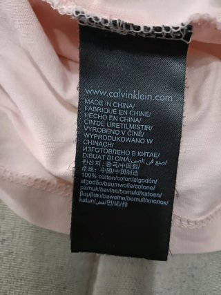 Camiseta Calvin Klein Jeans Rosa Talla M