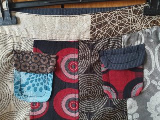 Falda Desigual Patchwork Talla 38