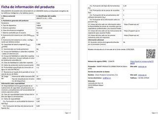 SPC Tablet Android octa-core batería