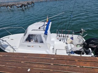 Barco 5 metros con motor Mercury 40 y auxiliar