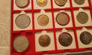 Colección monedas 5 y 10 euros conmemorativas