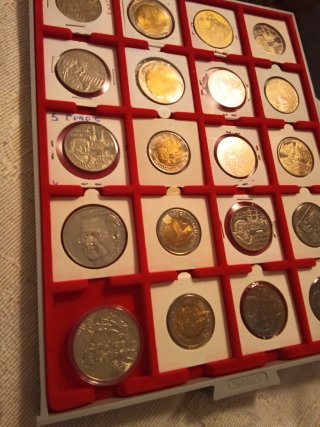Colección monedas 5 y 10 euros conmemorativas
