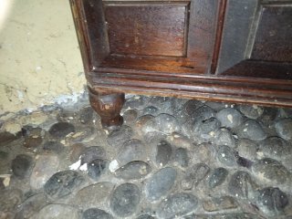 Mueble esquinero de castaño