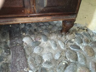 Mueble esquinero de castaño