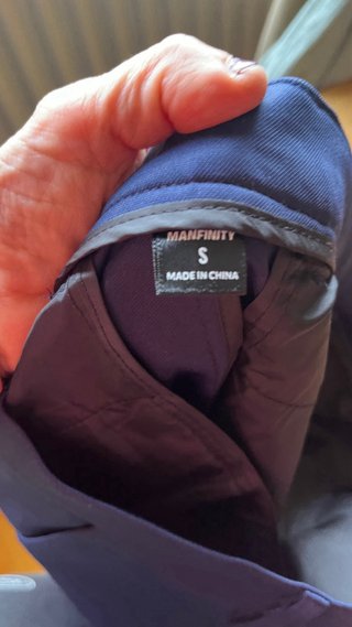 Traje de hombre azul talla S