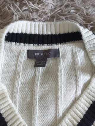 Jersey Primark Blanco y Negro