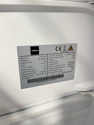 Frigorífico TEKA NFL 320 EU Blanco