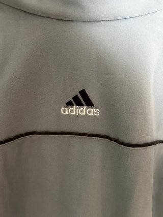 Chaqueta Vintage Adidas Gris y Blanca