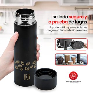 Termo IRIS-BARCELONA in acciaio inossidabile per caffè