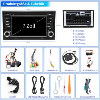 Radio Android 13 Audi A4 B6/B7 (2002-2008)