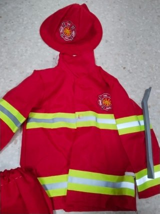 Disfraz Bombero Niño Talla M