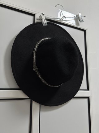 Sombrero de vestir negro Zara