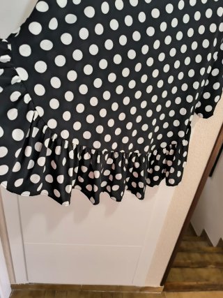 Blusa Zara lunares M