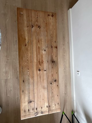 Mesa Tocinera Antigua Madera Maciza