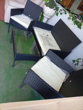 Conjunto Terraza Rattan