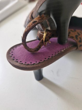 Zapatos de tacón piel leopardo