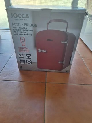 Nevera Portátil Jocca 4L Roja