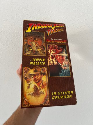 Indiana Jones Trilogía VHS Español