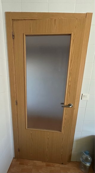 Puerta interior madera